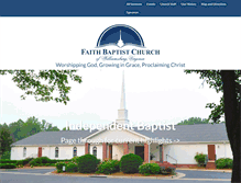 Tablet Screenshot of faithbaptistwilliamsburg.org